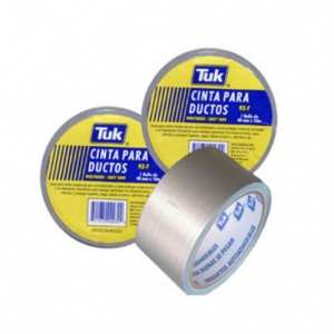 CINTA TUK P/DUCTOS COLOR GRIS 93-T 48MMX10M